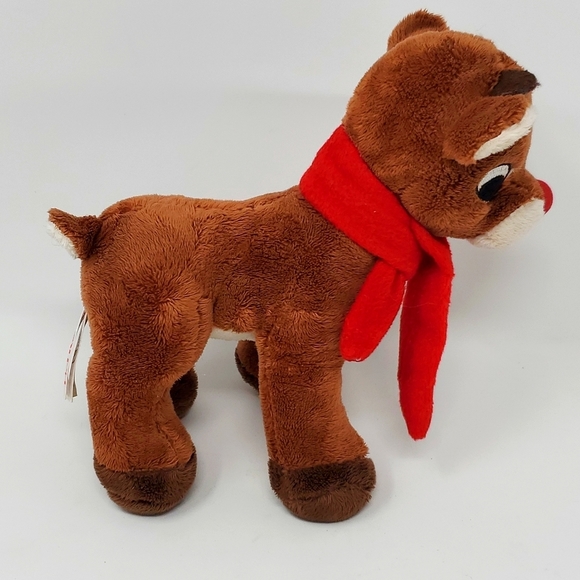 Chrismas Rudolph The Red Nosed Reindeer  Plush 7" Stuffed Animal Toy - Picture 4 of 8